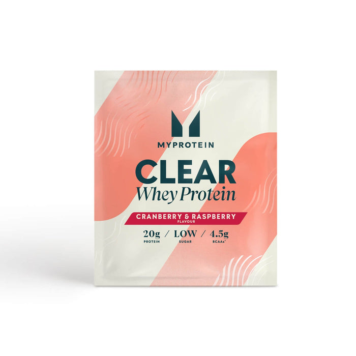 MyProtein Clear Whey Isolate Single Serving 25g sachet - Cranberry & Raspberry - Clear Whey Protein at MySupplementShop by MyProtein