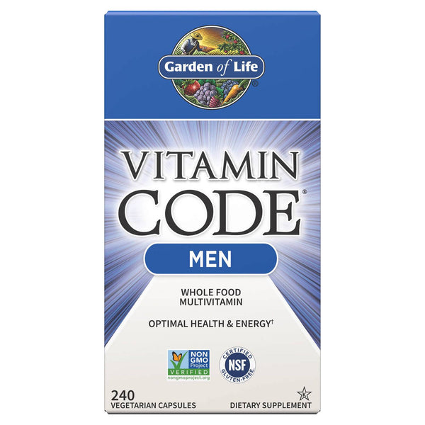 Garden of Life Vitamin Code Men - 240 vcaps - Vitamins & Minerals at MySupplementShop by Garden of Life