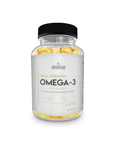 Supplement Needs Omega 3 High Strength 90 Servings Best Value Nutritional Supplement at MYSUPPLEMENTSHOP.co.uk