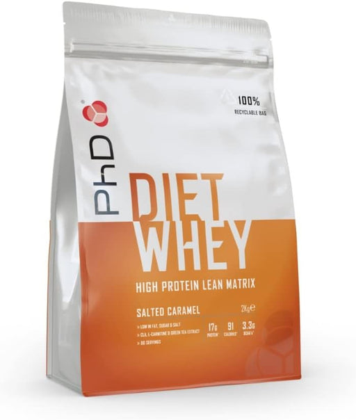 PhD Nutrition Diet Whey Protein Powder 2Kg | High-Quality Protein | MySupplementShop.co.uk