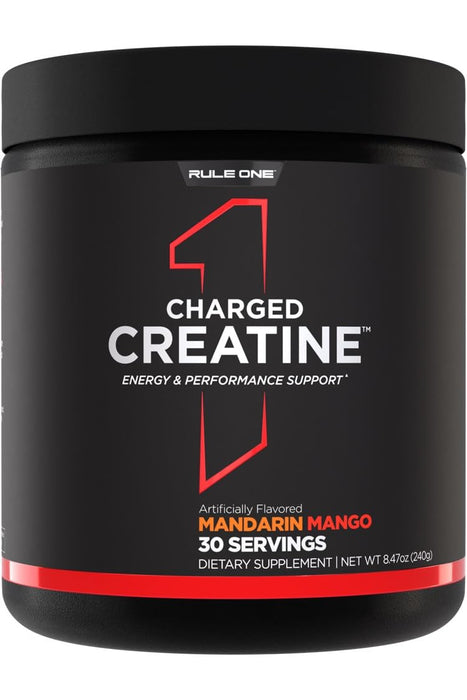 Rule One Charged Creatine, Mandarin Mango 240g