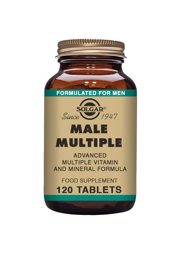 Solgar Male Multiple Tablets  120Tabs - Sports Nutrition at MySupplementShop by SOLGAR