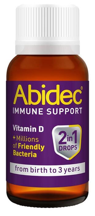 Abidec Immune Support Vitamin D 2 in 1 Drops from Birth to 3 Years