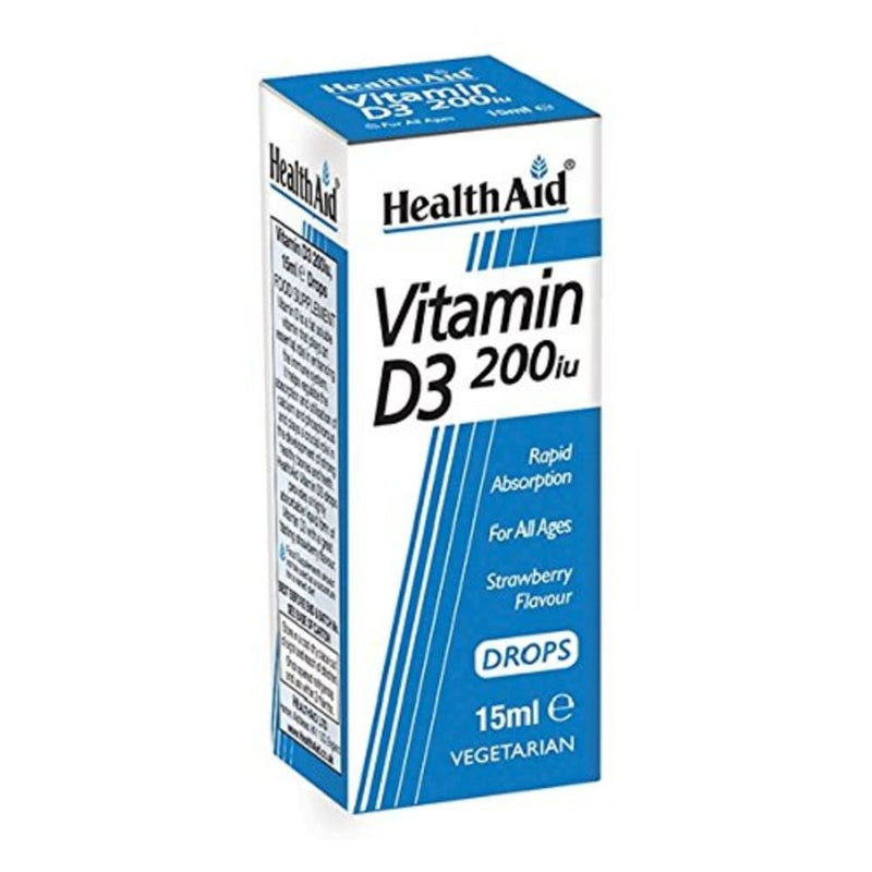 Healthaid Vitamin D3 200Iu Drops - 15ml - Bone Care at MySupplementShop by Healthaid