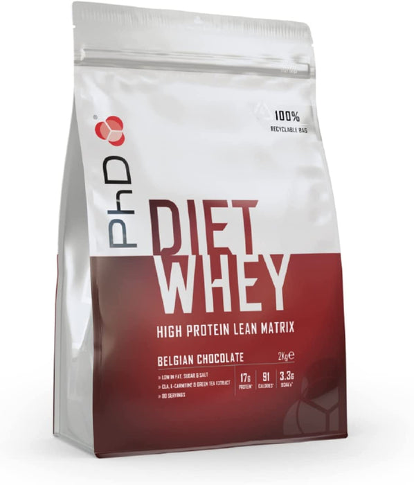 PhD Nutrition Diet Whey Protein Powder 2Kg - Protein Powder at MySupplementShop by PhD