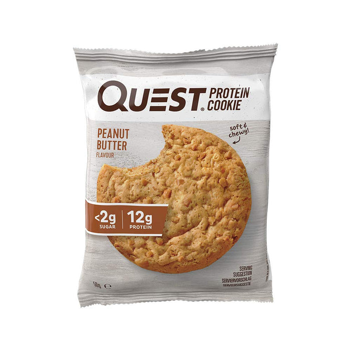 Quest Quest Protein Cookie 12x50g Peanut Butter - Sports Nutrition at MySupplementShop by Quest Nutrition