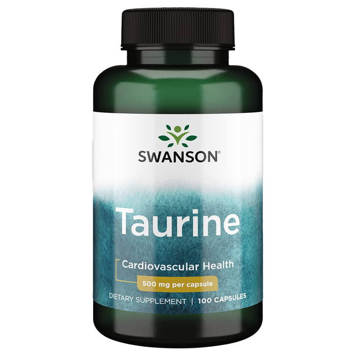 Swanson Taurin, 500 mg – 100 Kapseln