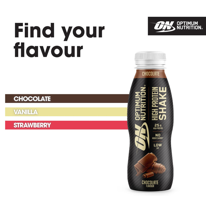 Optimum Nutrition High Protein Shake 12x330ml - Diet Shakes at MySupplementShop by Optimum Nutrition