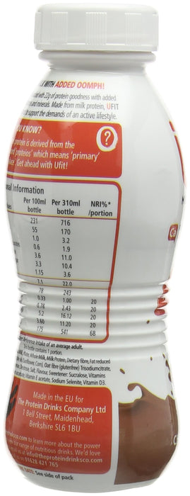 UFit 25g Protein Shakes 10x330ml