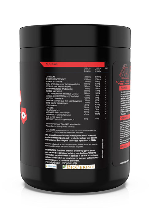 Alpha Neon Darkside Onslaught 480g - Beta-Alanine at MySupplementShop by Alpha Neon