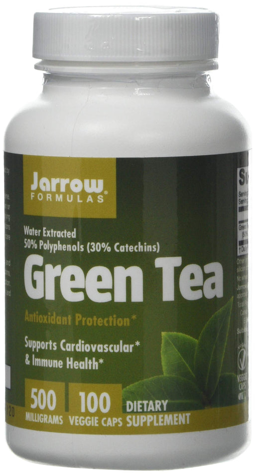 Jarrow Formulas Green Tea, 500mg - 100 vcaps - Health and Wellbeing at MySupplementShop by Jarrow Formulas