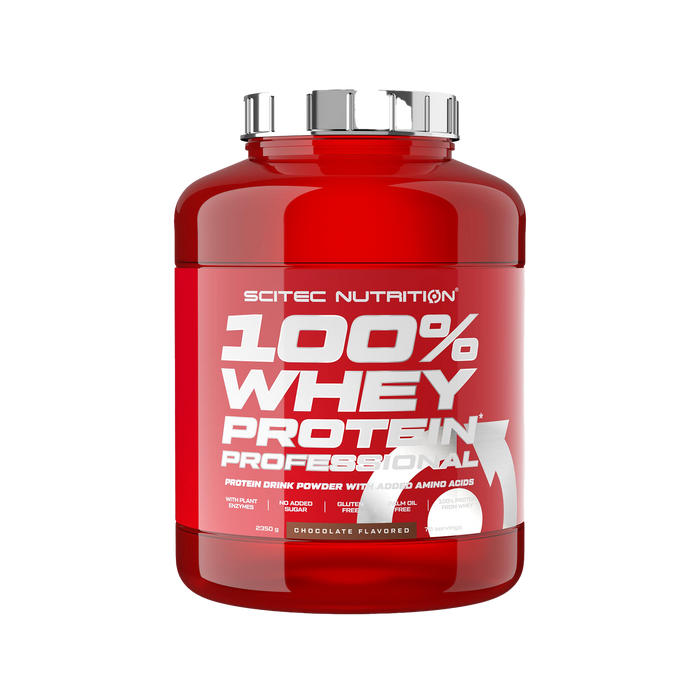 SciTec 100 % Whey Protein Professional, Schokolade – 2350 Gramm