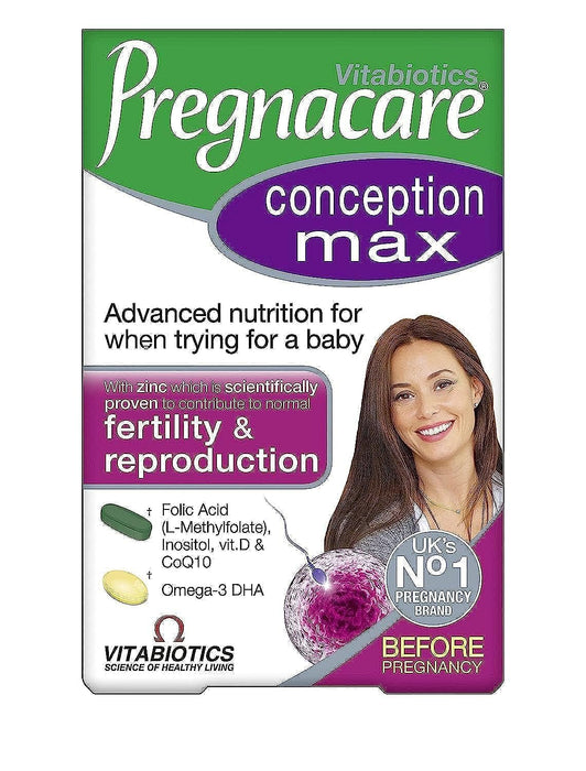 Vitabiotics Pregnacare Conception Max 84 Tablets - Pregnancy at MySupplementShop by Vitabiotics