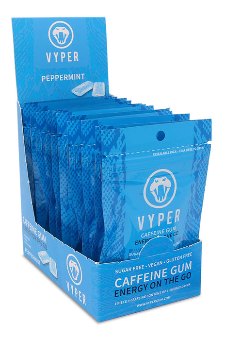 VYPER Caffeine Gum 12x14g - Chewing & Bubble Gum at MySupplementShop by Vyper