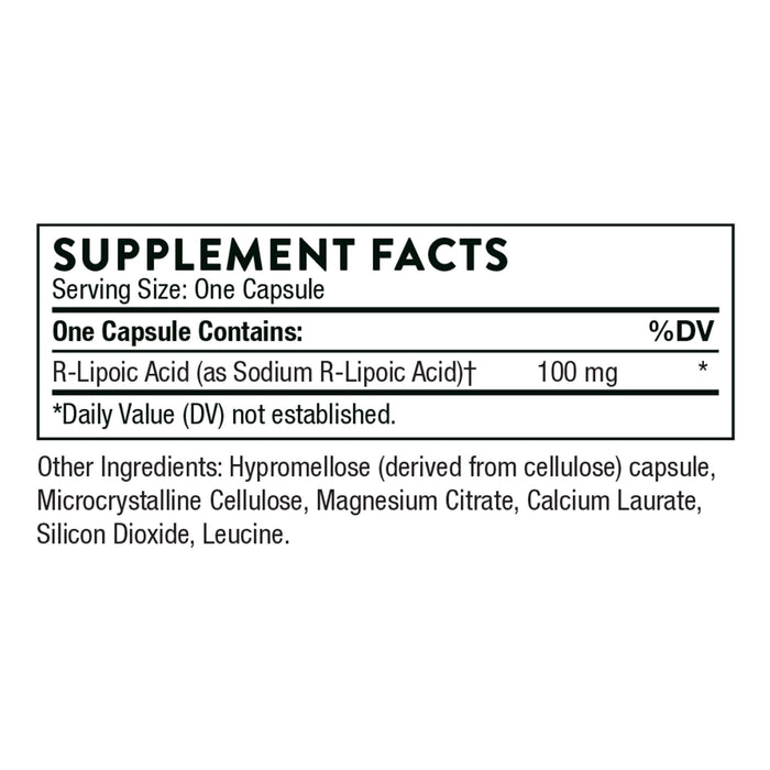 Thorne R-LIPOIC ACID | Premium Nutritional Supplement at MYSUPPLEMENTSHOP