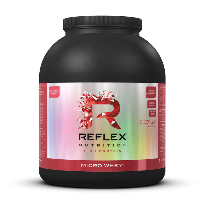 Reflex Nutrition Micro Whey 2.27kg Strawberry - Sports Nutrition at MySupplementShop by Reflex Nutrition