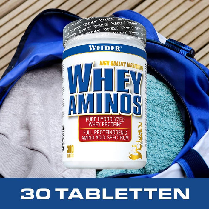 Weider Whey Aminos - 300 tablets | High-Quality Amino Acids and BCAAs | MySupplementShop.co.uk