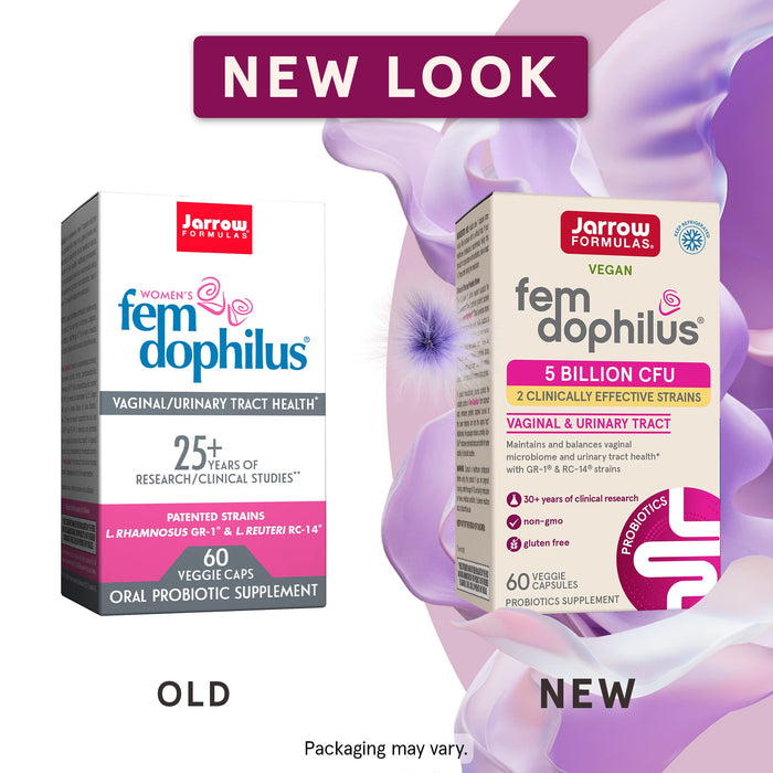 Jarrow Formulas Women's Fem Dophilus - 60 vcaps | High-Quality Bacterial Cultures | MySupplementShop.co.uk