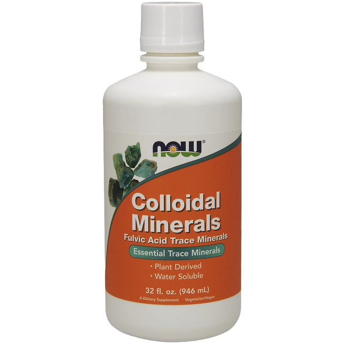 NOW Foods Kolloidale Mineralien, Himbeere – 946 ml.