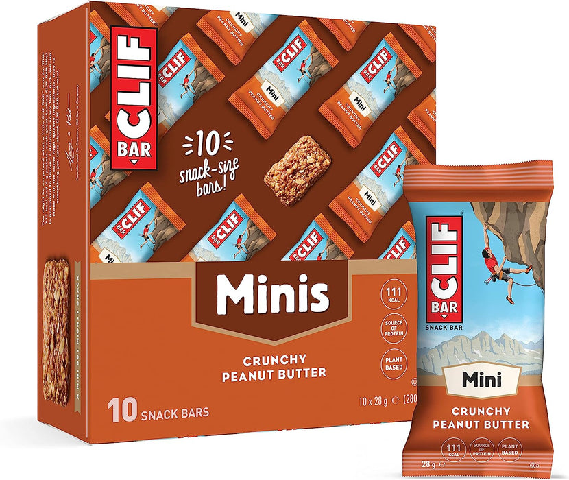 Clif Bar Crunchy Peanut Butter Minis 10 Pack - Health Foods at MySupplementShop by CLIF