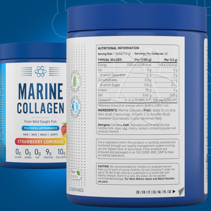 Applied Nutrition Flavored Marine Collagen 300g - Collagen at MySupplementShop by Applied Nutrition