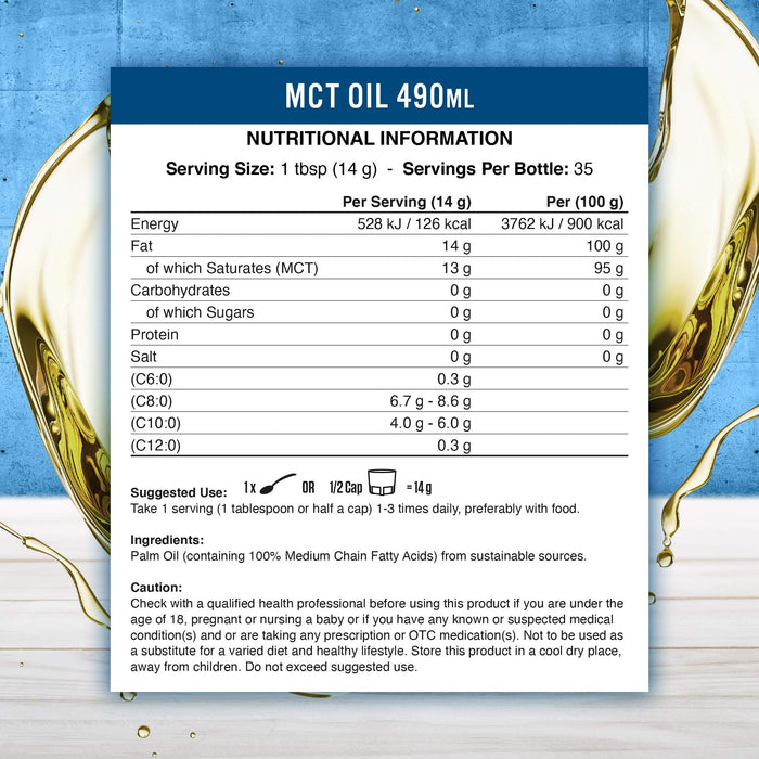 Applied Nutrition MCT Oil - 490 ml.
