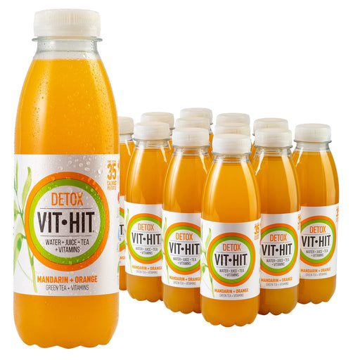 VITHIT Detox 12x500ml Mandarin & Orange cheapest price with MYSUPPLEMENTSHOP.co.uk