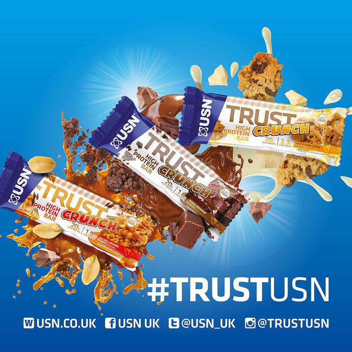 USN TRUST Crunch Protein Bars 12 x 60g