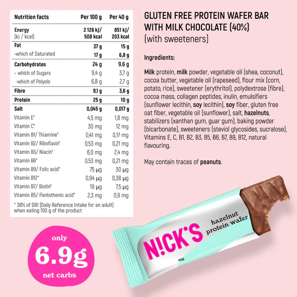 NICK's Protein Wafer 24x40g