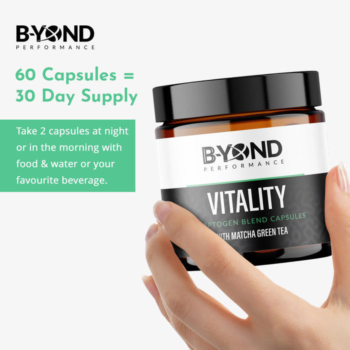 BYOND PERFORMANCE Vitality Mushroom Capsules 60 Caps