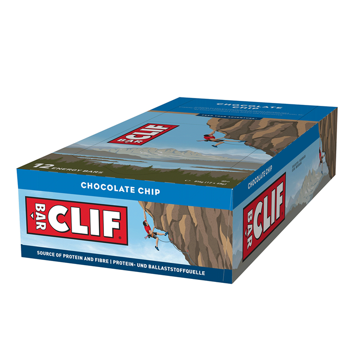 CLIF Bar 12x68g Chocolate Chip | Premium Snacks and Treats at MySupplementShop.co.uk