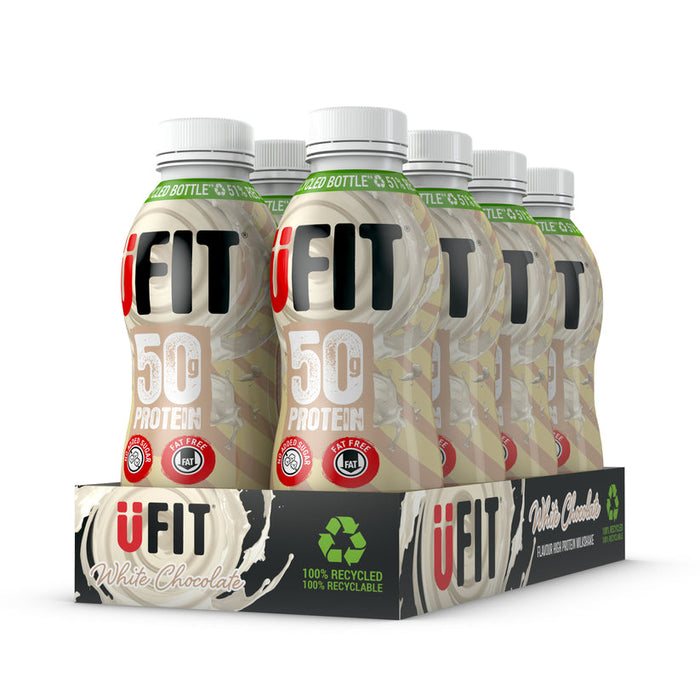 UFIT 50G High Protein Shake Drink 8x500ml