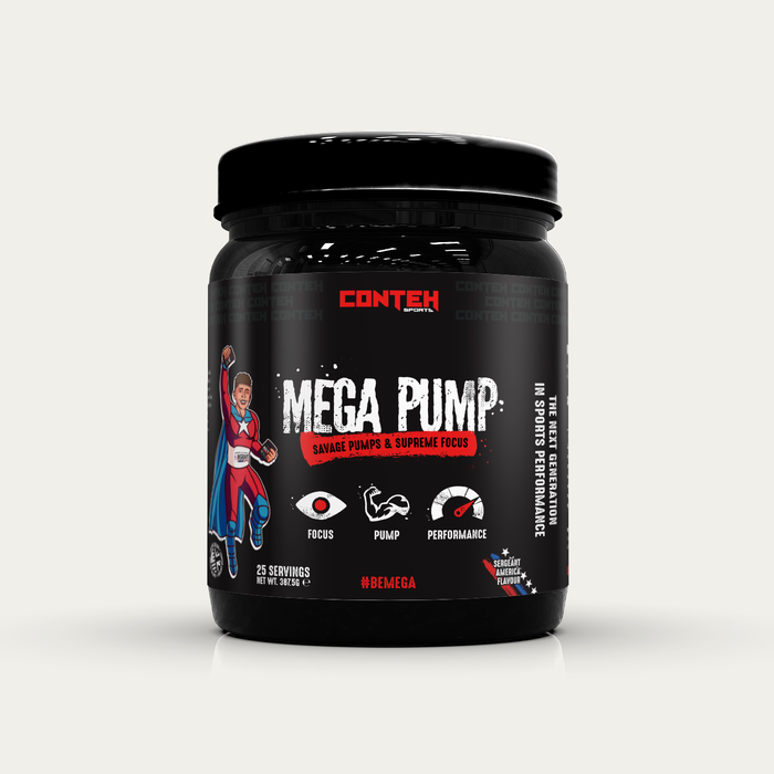 Conteh Mega Pump 25 Servings 387.5g - Health & Personal Care at MySupplementShop by Conteh Sports