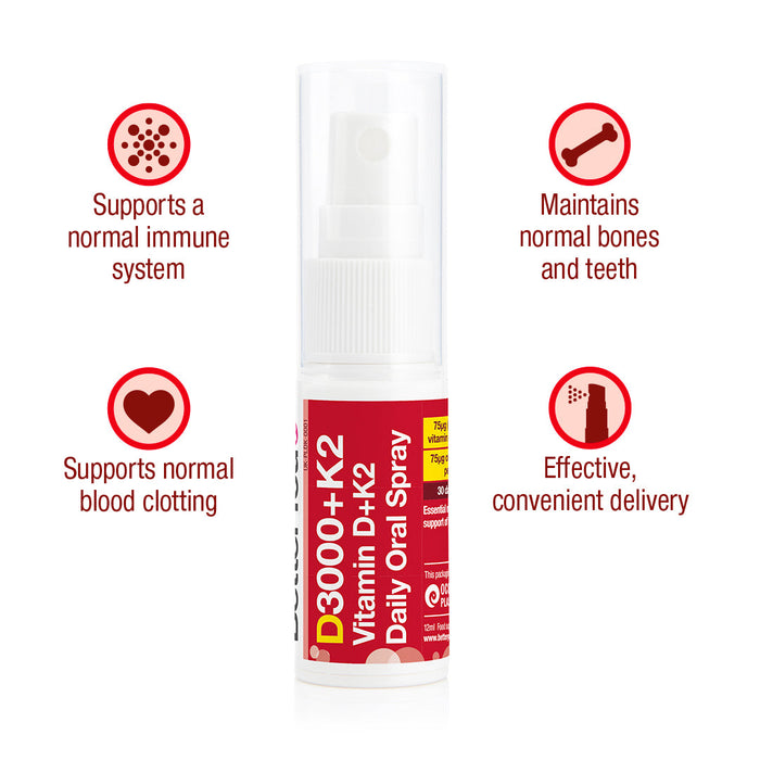 BetterYou Vitamin D 3000 IU + K2 Oral Spray - Vitamins & Minerals at MySupplementShop by BetterYou