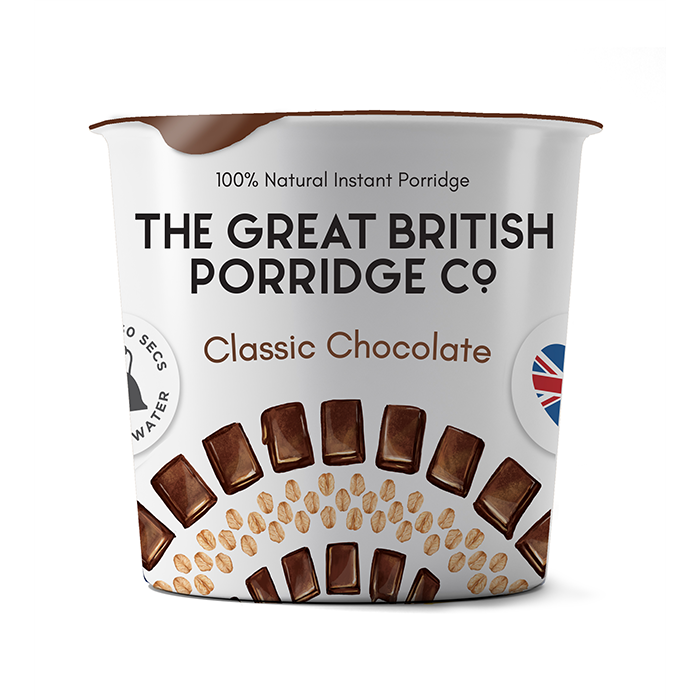 The Great British Porridge Co 100% Natural Instant Porridge 8x60g