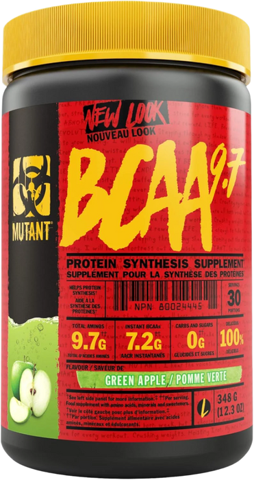 Mutant BCAA 9.7 with Micronized Amino Acid and Electrolyte Support Stack