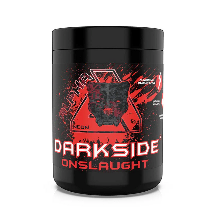 Alpha Neon Darkside Onslaught 480g - Rainbow Candy - Beta-Alanine at MySupplementShop by Alpha Neon