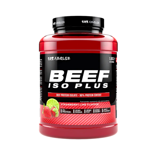 Outangled Beef Iso Plus 1.8kg - Strawberry Lime - Beef Proteins at MySupplementShop by OUT ANGLED