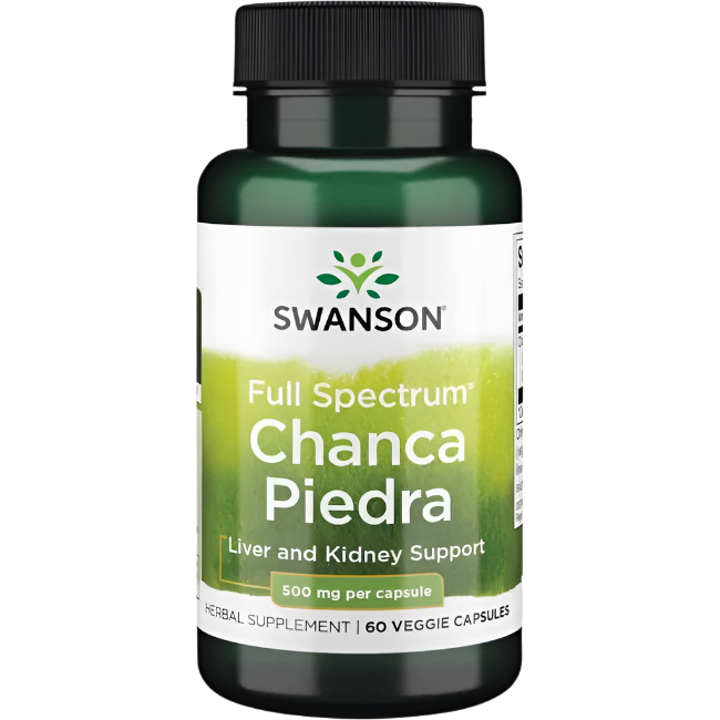 Swanson Chanca Piedra 500MG 60 Veg Capsules