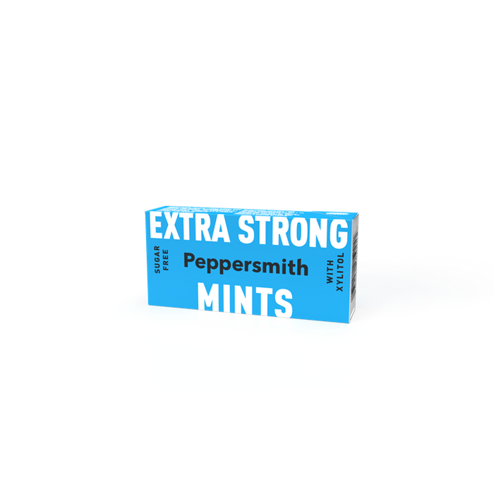 Peppersmith Mints 12x15g Extra Strong Mint - Chewing Gum at MySupplementShop by Peppersmith