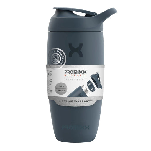 Promixx Pursuit Stainless-Steel Shaker Bottle 550ml - Midnight Blue - Drink Flasks at MySupplementShop by Promixx