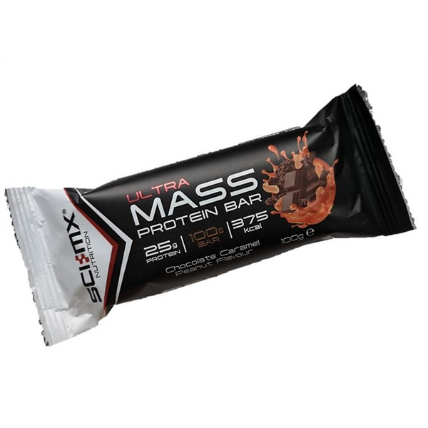 Sci-MX Ultra Mass Bar 12x100g Chocolate Caramel Peanut | Premium Supplements at MySupplementShop.co.uk