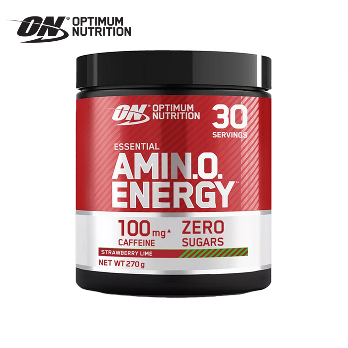 Optimum Nutrition Amino Energy Pre-Workout-Pulver, ketofreundlich, mit Beta-Alanin, Koffein, Aminosäuren und Vitamin C, 30 Portionen à 270 g