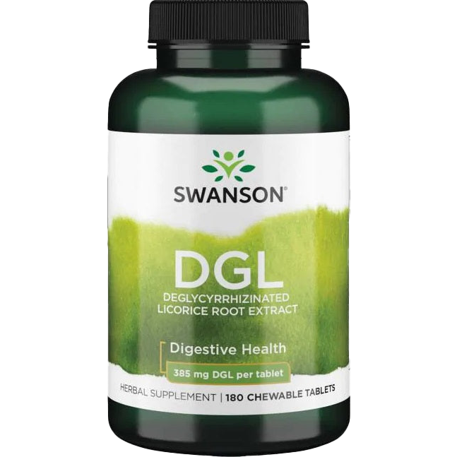 Swanson DGL, 385 mg – 180 Kautabletten