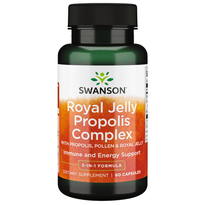 Swanson Royal Jelly Propolis Complex 60 Caps - Sports Supplements at MySupplementShop by Swanson