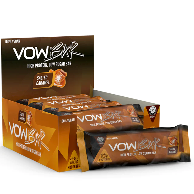 VOW Nutrition VOW Bar 12x48g - Salted Caramel - Protein Bars at MySupplementShop by VOW Nutrition