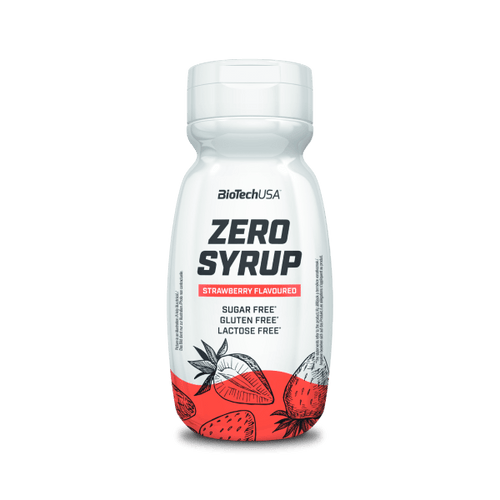 BioTechUSA Zero Sirup, Erdbeere – 320 ml.
