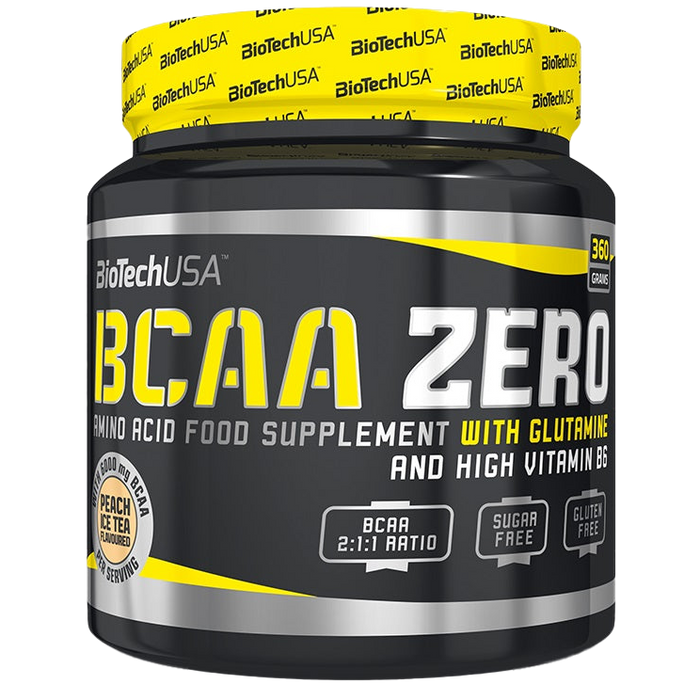 BioTechUSA BCAA Zero, Zitronen-Eistee – 360 Gramm