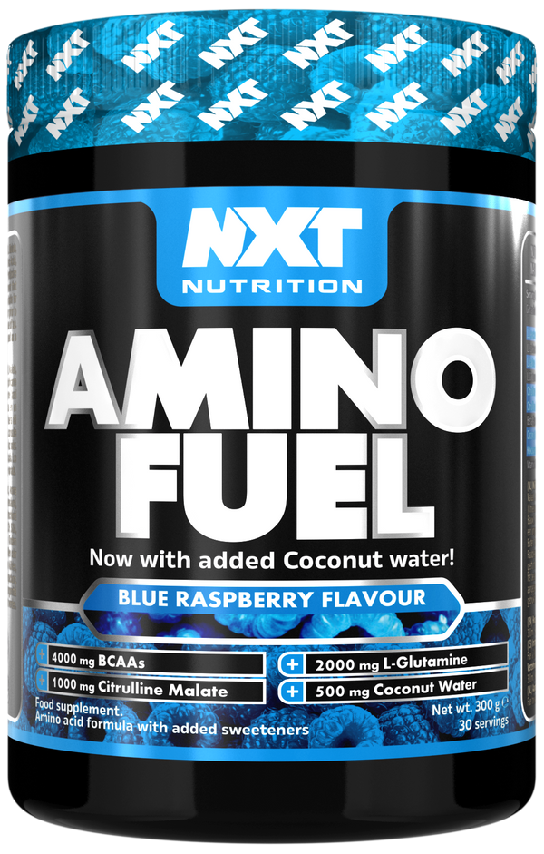 NXT Nutrition Amino Fuel (300g) 30 Servings - Blue Raspberry - Amino Acid Supplement at MySupplementShop by Nxt Nutrition