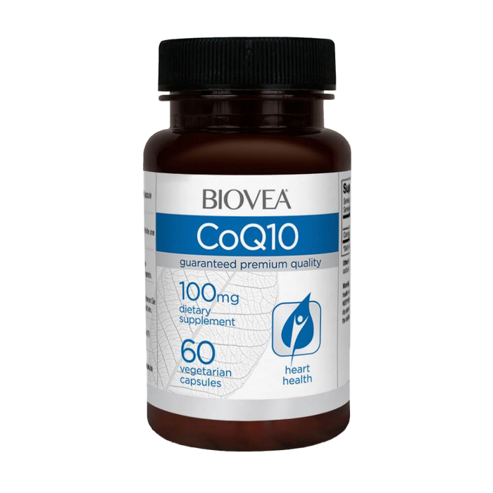 Biovea CoEnzyme Q10 (CoQ10) 100mg 60 Vegetarian Capsules